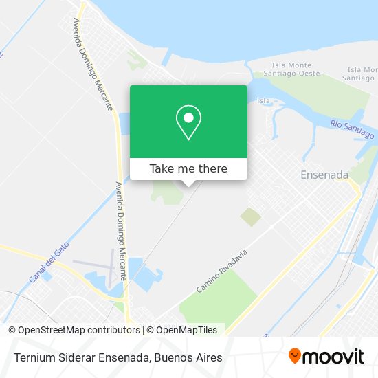 Ternium Siderar Ensenada map