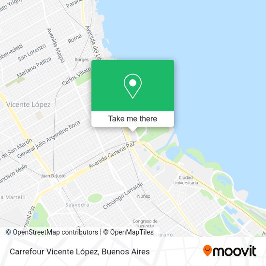 Carrefour Vicente López map
