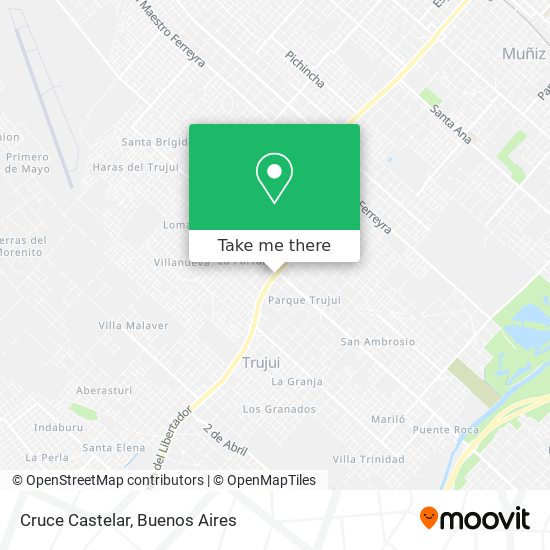 Cruce Castelar map