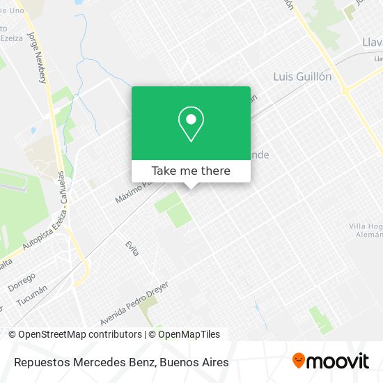 Mapa de Repuestos Mercedes Benz