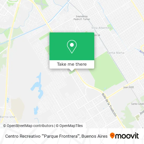 Centro Recreativo ""Parque Frontrera"" map