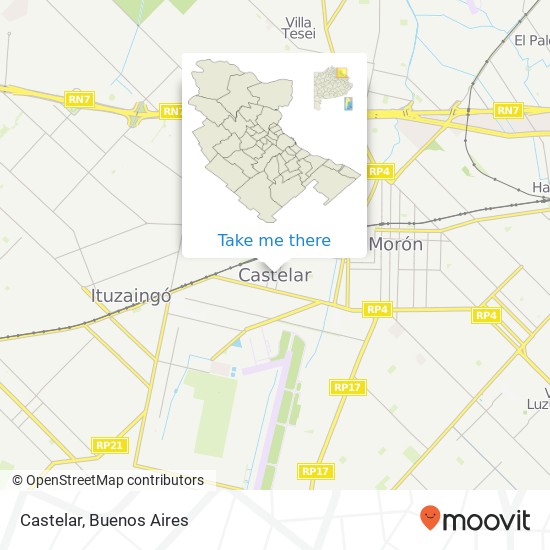 Castelar map