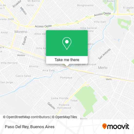 Paso Del Rey map