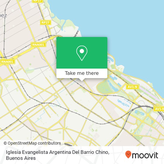 Iglesia Evangelista Argentina Del Barrio Chino map