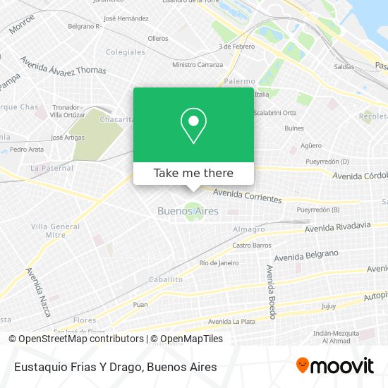 Eustaquio Frias Y Drago map