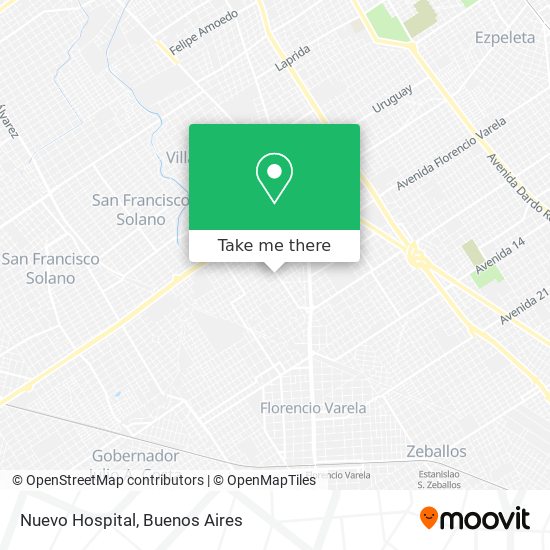 Nuevo Hospital map