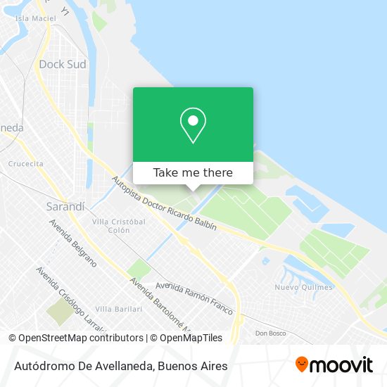 Autódromo De Avellaneda map
