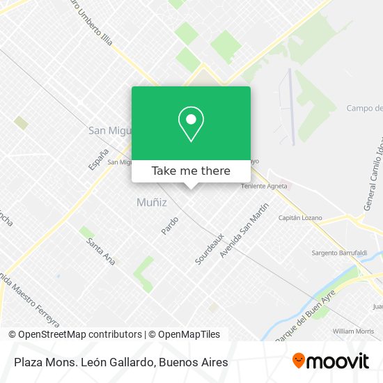 Plaza Mons. León Gallardo map