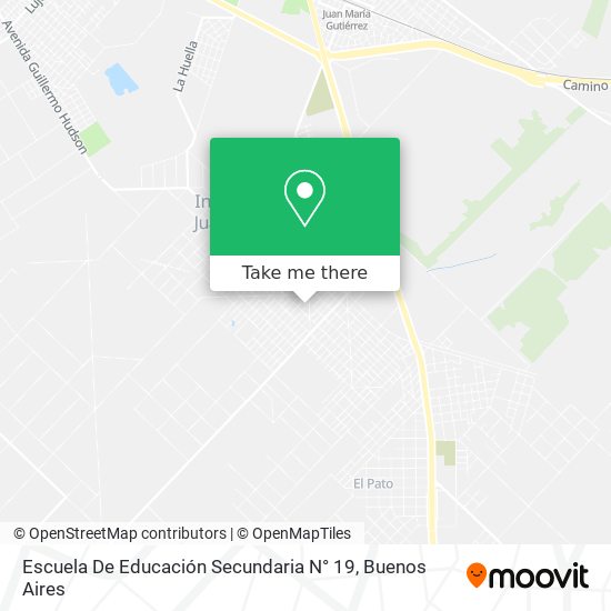 Escuela De Educación Secundaria N° 19 map