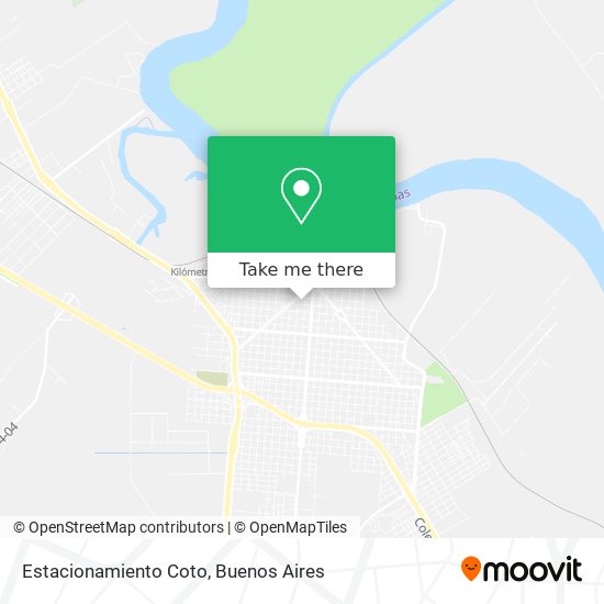 Estacionamiento Coto map