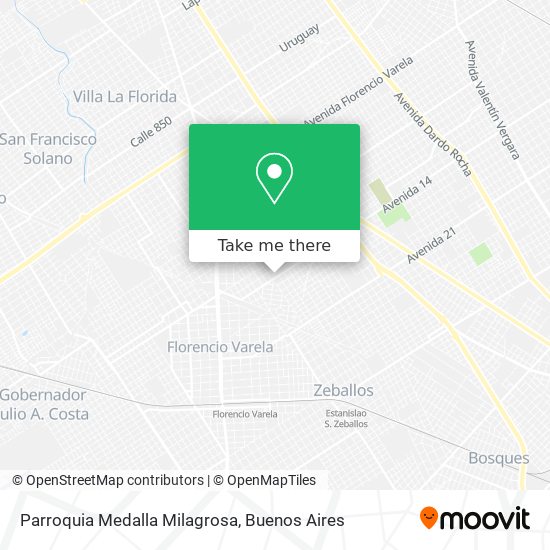 Parroquia Medalla Milagrosa map