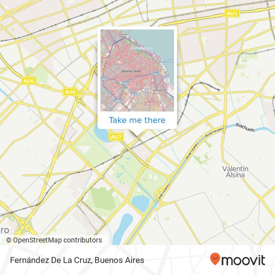 Fernández De La Cruz map