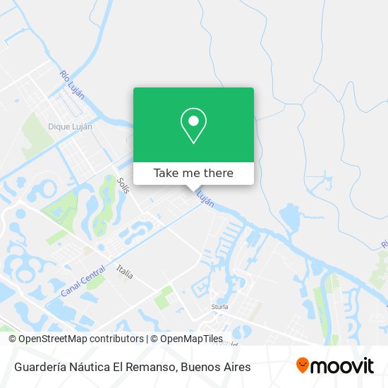 Guardería Náutica El Remanso map