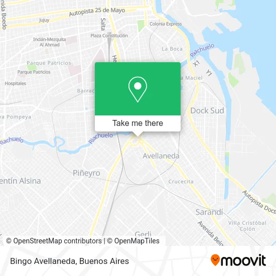 Mapa de Bingo Avellaneda