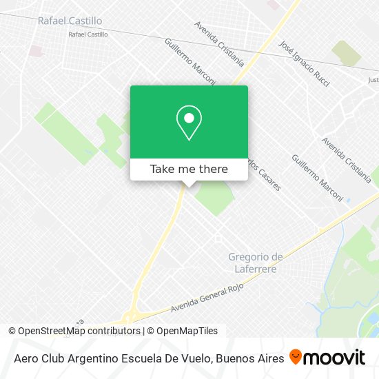 Mapa de Aero Club Argentino Escuela De Vuelo