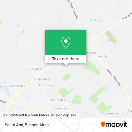 Mapa de Santa Ana