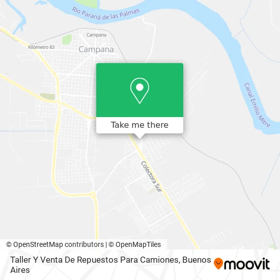 Taller Y Venta De Repuestos Para Camiones map