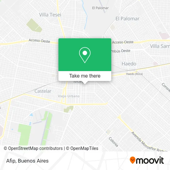 Mapa de Afip