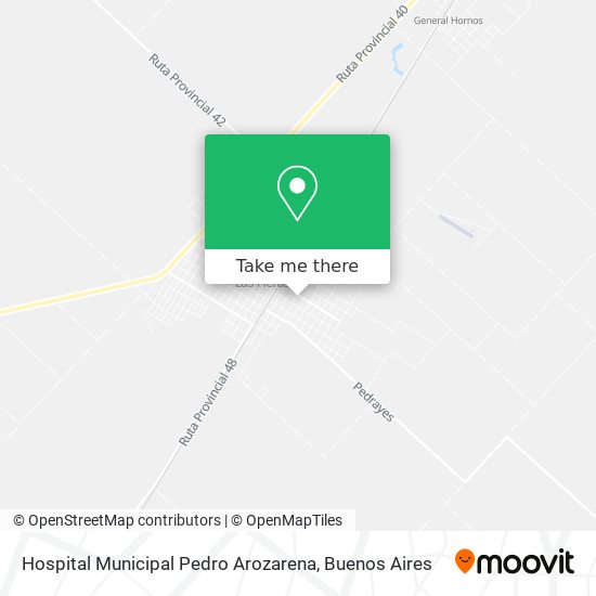 Hospital Municipal Pedro Arozarena map