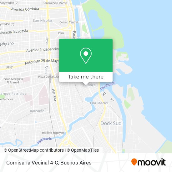 Comisaría Vecinal 4-C map