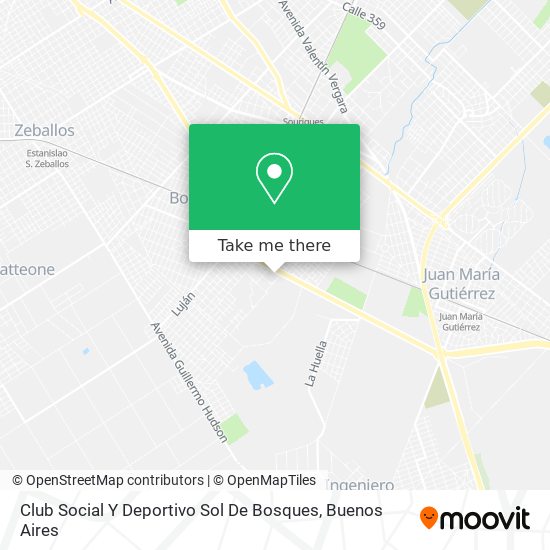 Club Social Y Deportivo Sol De Bosques map