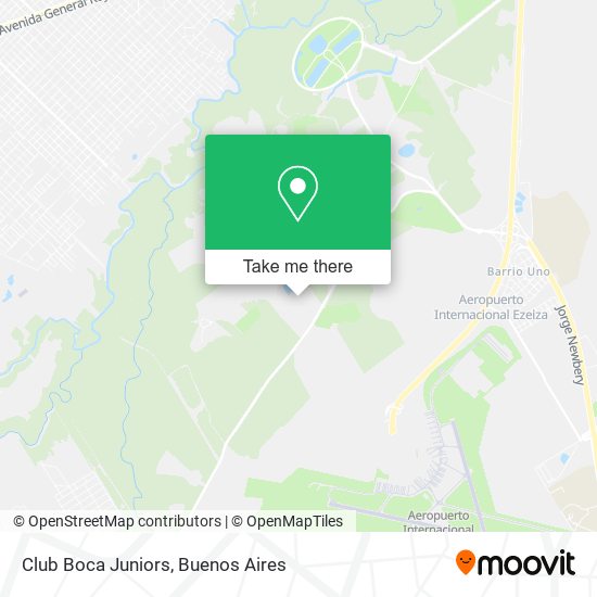 Club Boca Junior map