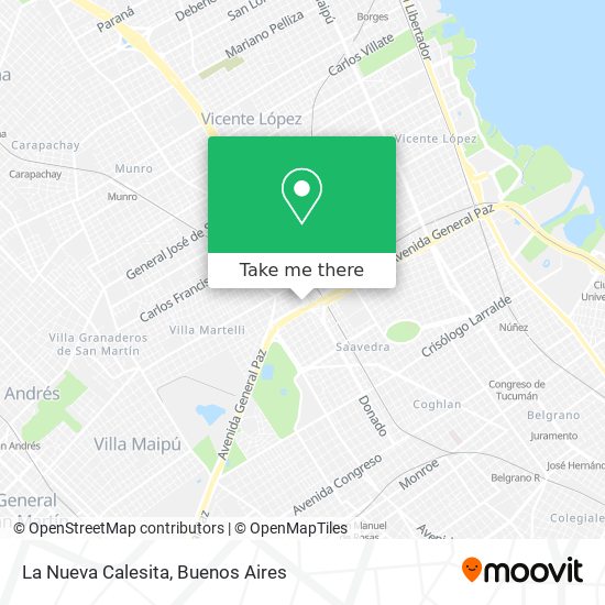 La Nueva Calesita map