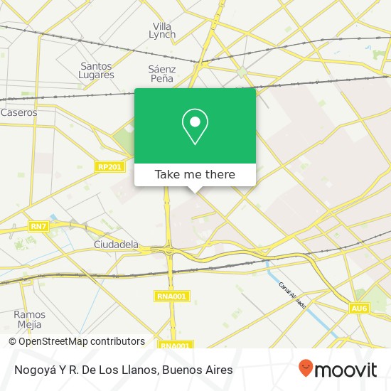 Mapa de Nogoyá Y R. De Los Llanos