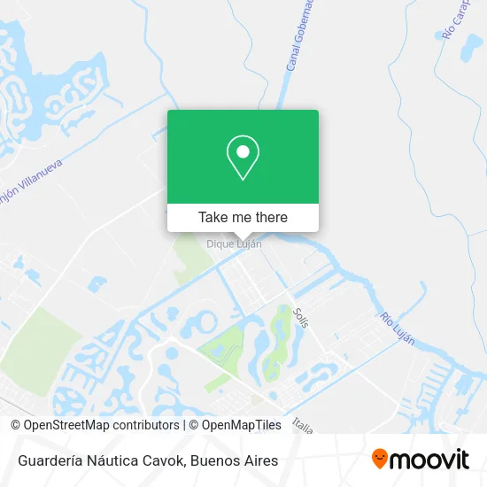 Mapa de Guardería Náutica Cavok
