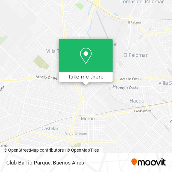 Club Barrio Parque map