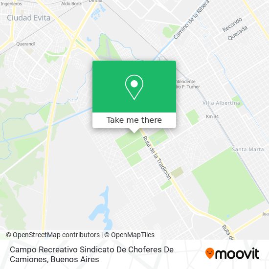 Campo Recreativo Sindicato De Choferes De Camiones map