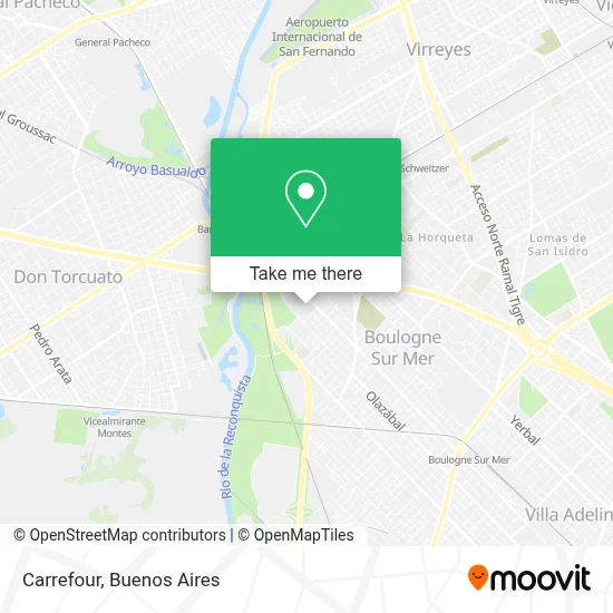 Carrefour map