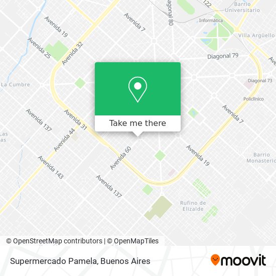 Supermercado Pamela map