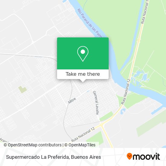 Supermercado La Preferida map