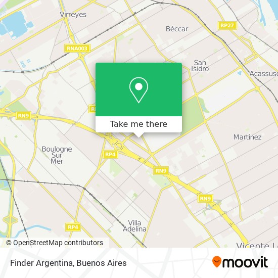 Finder Argentina map