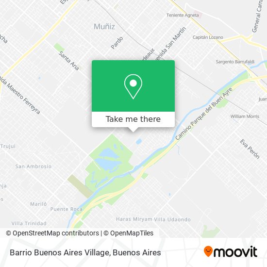 Barrio Buenos Aires Village map