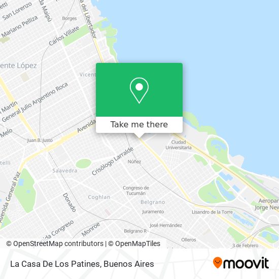 Mapa de La Casa De Los Patines