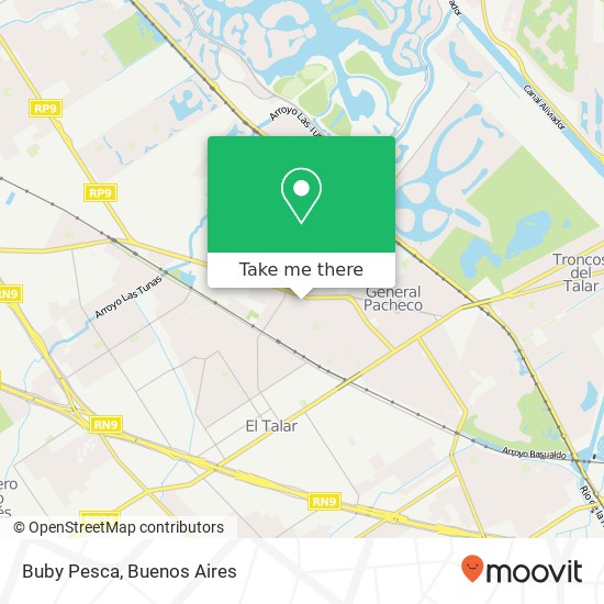 Buby Pesca map