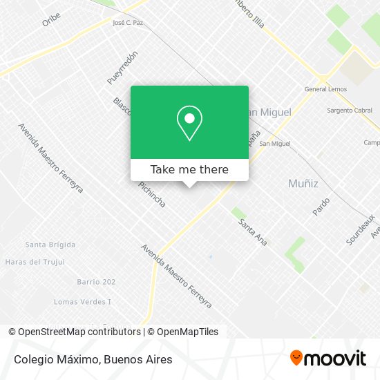 Colegio Máximo map