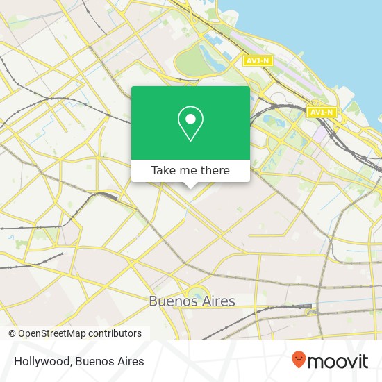 Hollywood map