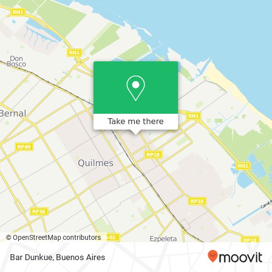 Mapa de Bar Dunkue