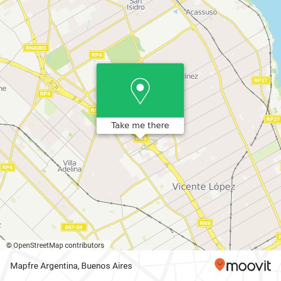 Mapfre Argentina map