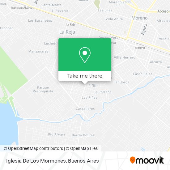 Iglesia De Los Mormones map