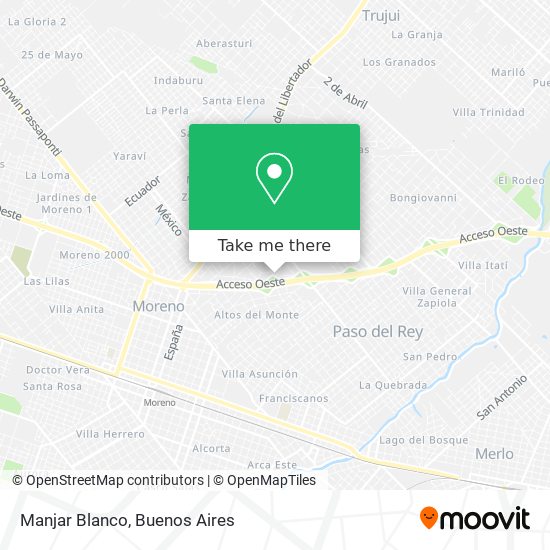 Manjar Blanco map