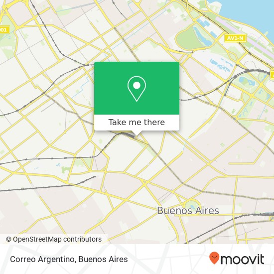 Correo Argentino map