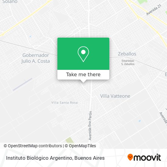Instituto Biológico Argentino map