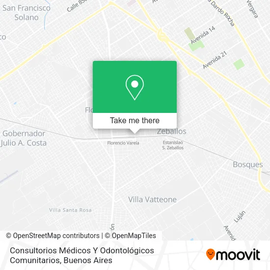 Consultorios Médicos Y Odontológicos Comunitarios map