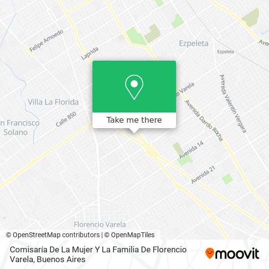 Comisaría De La Mujer Y La Familia De Florencio Varela map