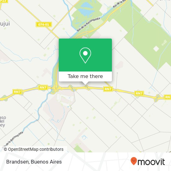 Brandsen map