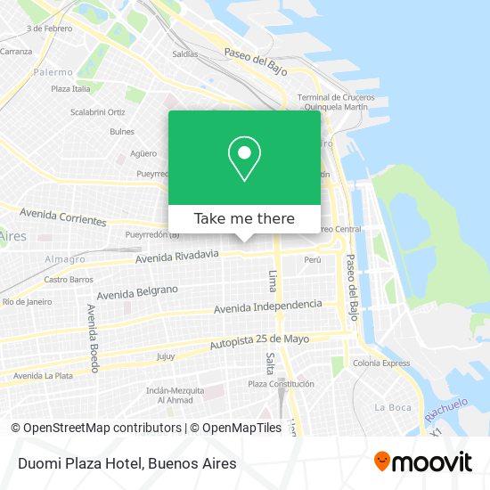 Mapa de Duomi Plaza Hotel